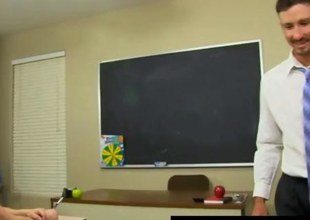 Gay school teacher sucked by a twink